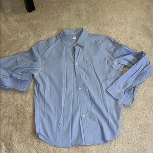 J. Crew Men's Light Blue Shirt Large